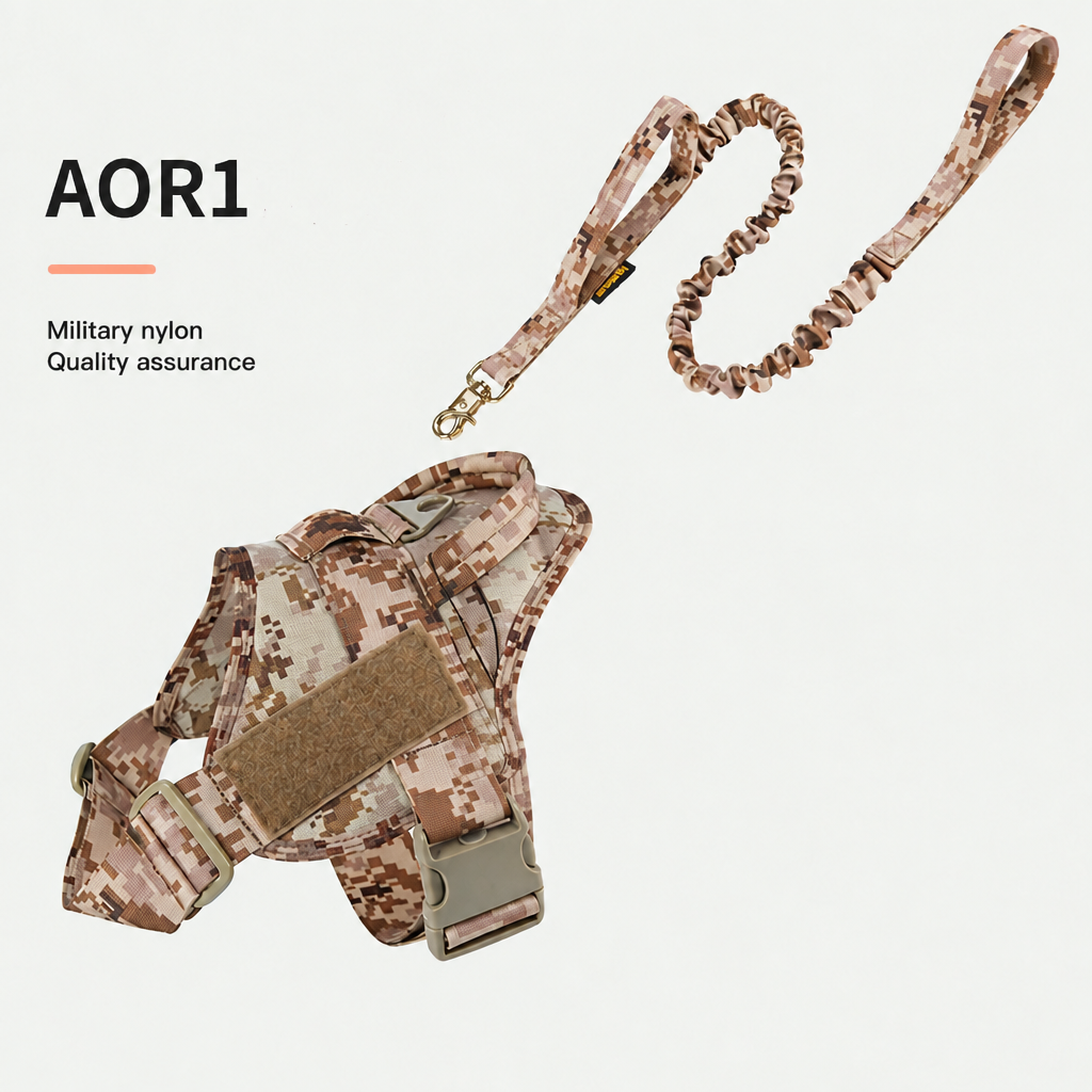 Adjustable Dog Harness for Medium & Large Dogs – Durable 1050D Nylon No-Pull Vest Harness
