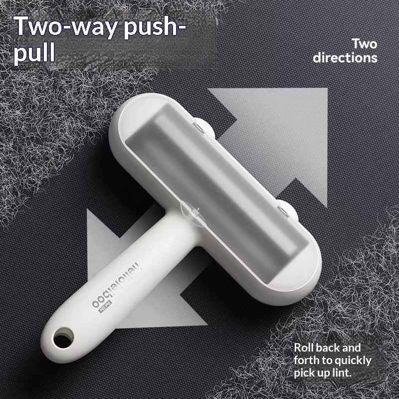 Wide Pet Hair Remover Brush for Carpets, Rugs & Upholstery – Dual Push-Pull Cleaning Tool