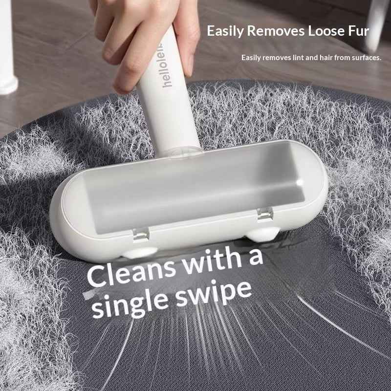 Wide Pet Hair Remover Brush for Carpets, Rugs & Upholstery – Dual Push-Pull Cleaning Tool